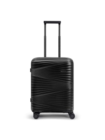 Pactastic Collection 02 THE CABIN 4 Rollen Kabinentrolley 55 cm in black metallic