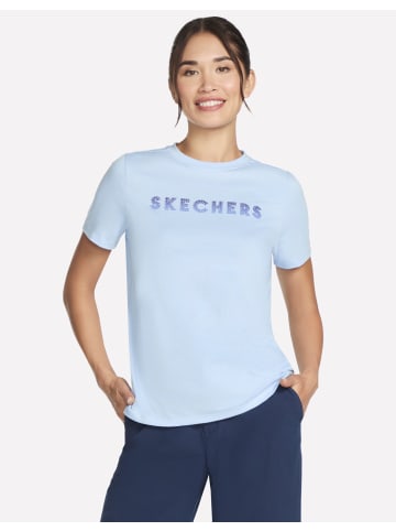 Skechers Shirt GRADIENT TEE in white/lavendel/mint