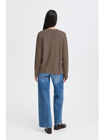 b. young Strickpullover BYMMORLA Loose fit in Walnut Melange