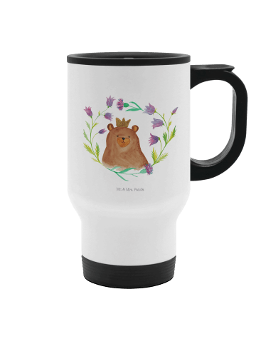 Mr. & Mrs. Panda thermosbecher Bär Königin ohne Spruch in Weiß