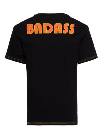 King Kerosin King Kerosin Classic Print T-Shirt Badass in schwarz