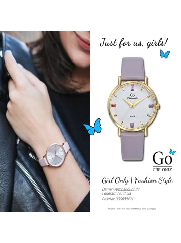 Girl Only Armbanduhr-Analog lila mittel (ca. 34mm) Girl Only Mademoiselle