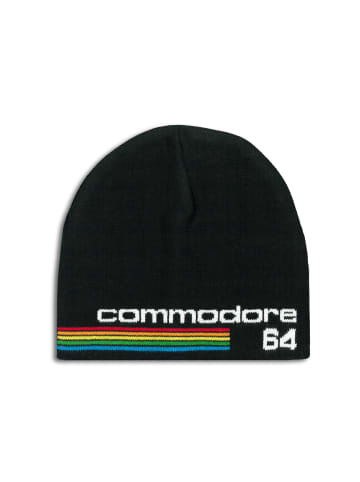 Logoshirt Beanie Commodore C64 in schwarz