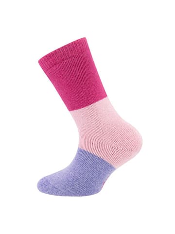 ewers Thermosocken GOTS Gummistiefelsocken Blockringel in pink