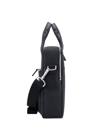 Lacoste Chantaco Aktentasche Leder 39 cm Laptopfach black