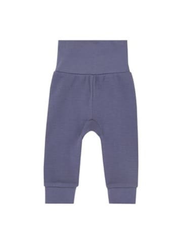 Sense Organics Jogginghose Waffelpiqué in Blau