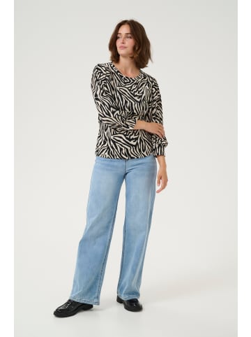 Kaffe T-shirt KAivanna Regular fit in Moonstruck/Black Graphic