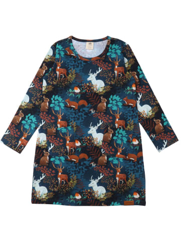 Walkiddy Kleid Langarm Secret Forest in Blau