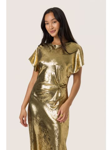 Soaked in Luxury Kleid SLMirmir Feminine Form in Golden Surface