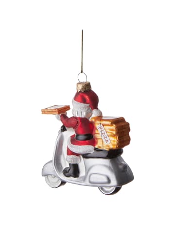 Butlers Baumanhänger HANG ON Motorrad PizzaSanta in Multicolor