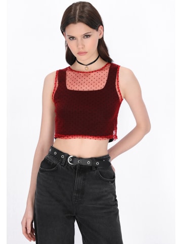 myMo ROCKS Women Top in red black
