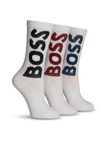 Hugo Boss 3er-Set: Socken in White