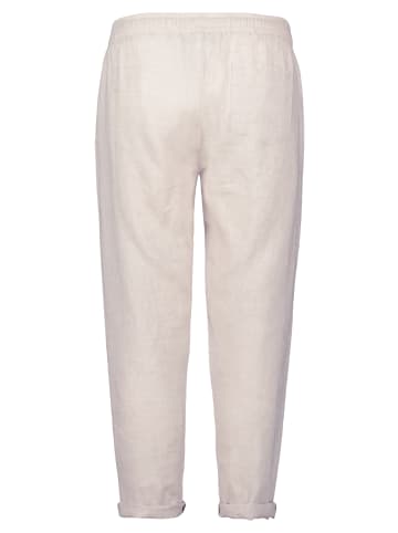 CARTOON Leinenhose mit Tunnelzug in Nature/Cream