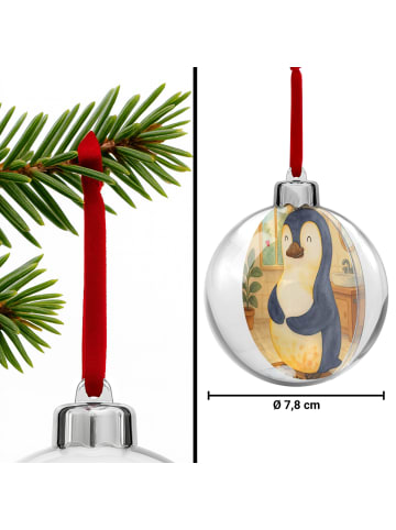 Mr. & Mrs. Panda Christbaumschmuck Pinguin Diät Design ohne Spruch in Weiß