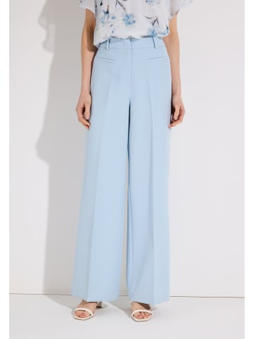 More & More elegante, fließende Businesshose in soft blue