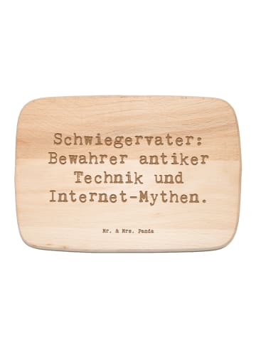 Mr. & Mrs. Panda Holzschneidebrett Spruch Schwiegervater Geschic... in Transparent
