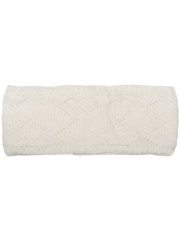 styleBREAKER Strick Stirnband in Creme-Weiß