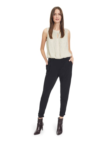 Vera Mont Jumpsuit mit Cut-Outs in Patch Gold/Black