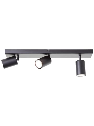 Brilliant Spotbalken, 3-flammig Jello 12x50x12 cm in schwarz matt