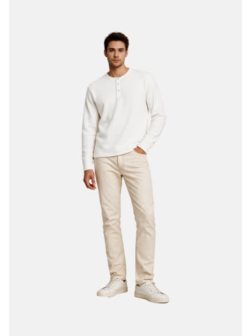 Jack & Jones Longsleeve 'Bluaaron' in weiß