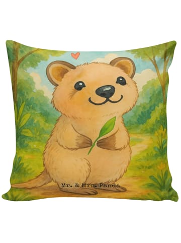 Mr. & Mrs. Panda Kopfkissen Quokka Happy Design ohne Spruch in Weiß