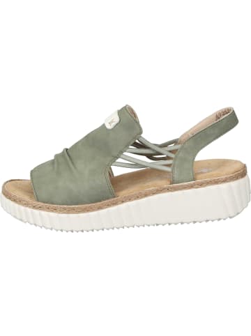 rieker Komfort-Sandalen in schilf/offwhite