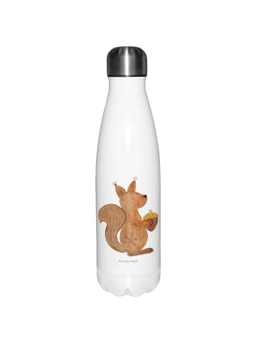 Mr. & Mrs. Panda Thermosflasche Eichhörnchen Weihnachtszeit ohne... in Weiß