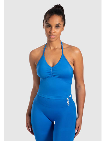 SMILODOX Crop Top Malena in Blau