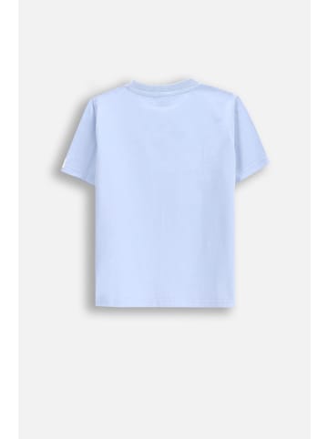 Coccodrillo T-Shirt mit kurzen Ärmeln in hellblau