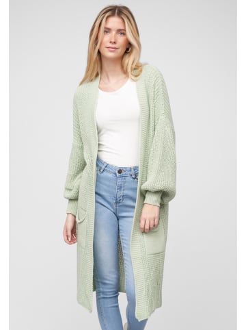 Cloud5ive Cloud5ive Cloud 5ive Longform Knit Cardigan with 2-Pockets in 056 Mint Green