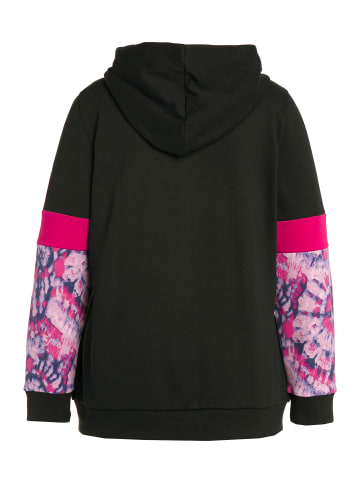 Ulla Popken Sweatjacke in schwarz