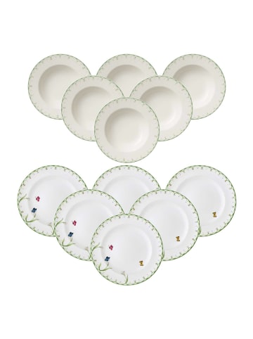Villeroy & Boch 12er Set Tafelservice Colourful Spring in bunt