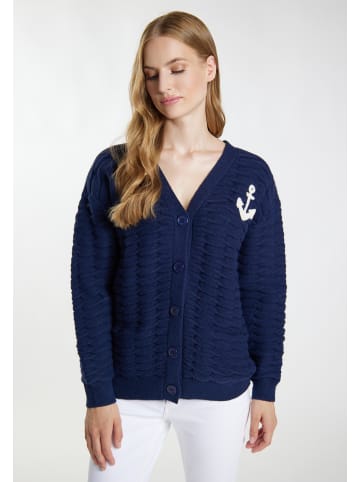 DreiMaster Maritim Damen Strickjacke in Marine