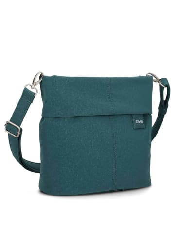 Zwei Mademoiselle M8 - Schultertasche 25 cm (nubuk-espresso) in pacific