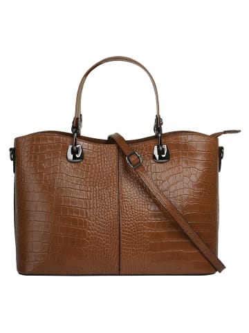 Cluty Handtasche in cognac