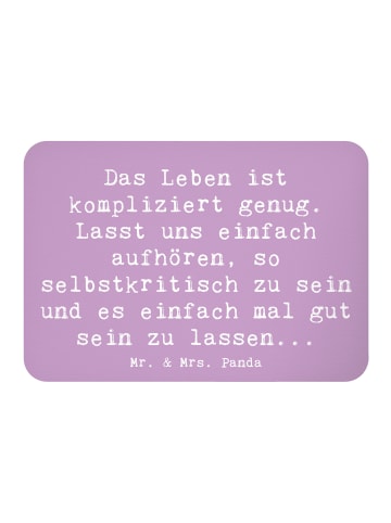 Mr. & Mrs. Panda Kühlschrankmagnet Spruch Selbstzweifel Abschalt... in Lavendeltraum