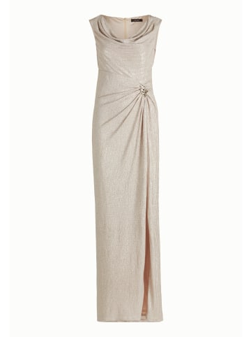 Vera Mont Abendkleid im Glitzer-Look in Cream/Silver