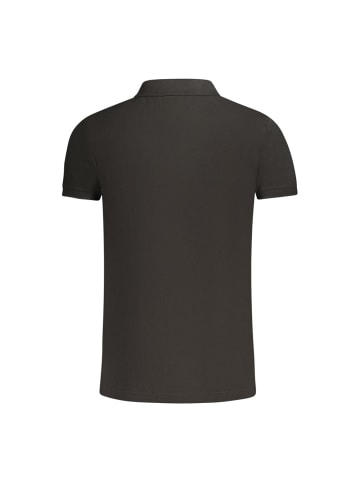 Fila Schwarzes Baumwoll-Polohemd