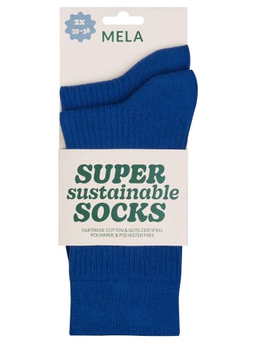 MELA Gerippte Socken 2er Pack