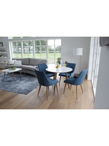 ebuy24 Esstisch Polar Weiß 90 x 90 cm