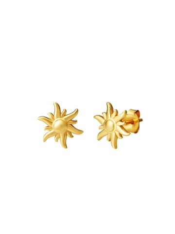 Glanzstücke München Ohrstecker Sterling Silber gelbgold in gelbgold