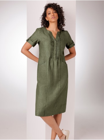 creation L Sommerkleid in khaki-meliert