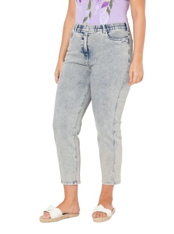 Ulla Popken Jeans in mattes jeansblau