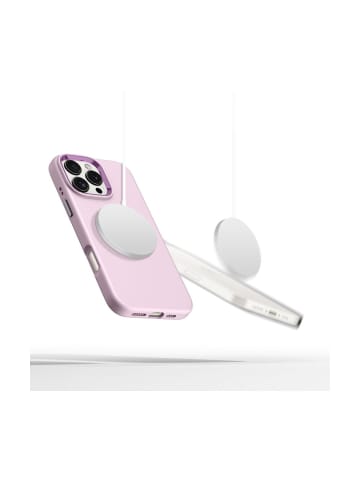 TechProtect TechProtect Silikon PU magnetisch Hülle iPhone 16 Pro Rosa in Rosa