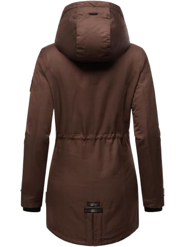 Navahoo Wintermantel Avrille II in Dark Choco
