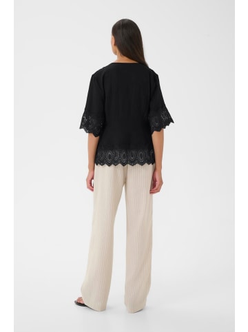 Karen By Simonsen Kurzarm-Bluse KBUrith Feminine in Meteorite