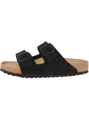 Birkenstock Sandale Arizona Veloursleder normal in schwarz