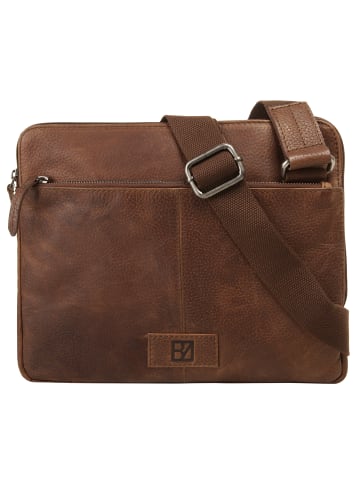 Bodenschatz Umhängetasche echt Leder in cognac