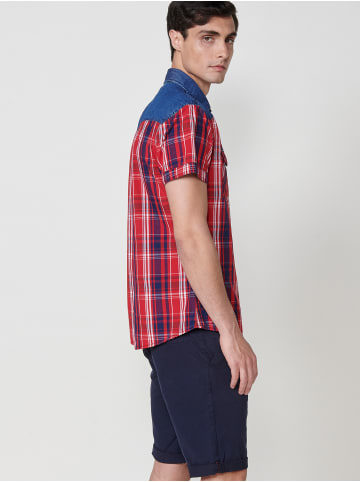 KOROSHI KurzÃ¤rmliges hemd. in rot