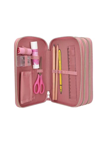 Depesche 3-Fach Federtasche Dusty Rose Miss Melody 20 x 13 x 7,5 cm in rosa